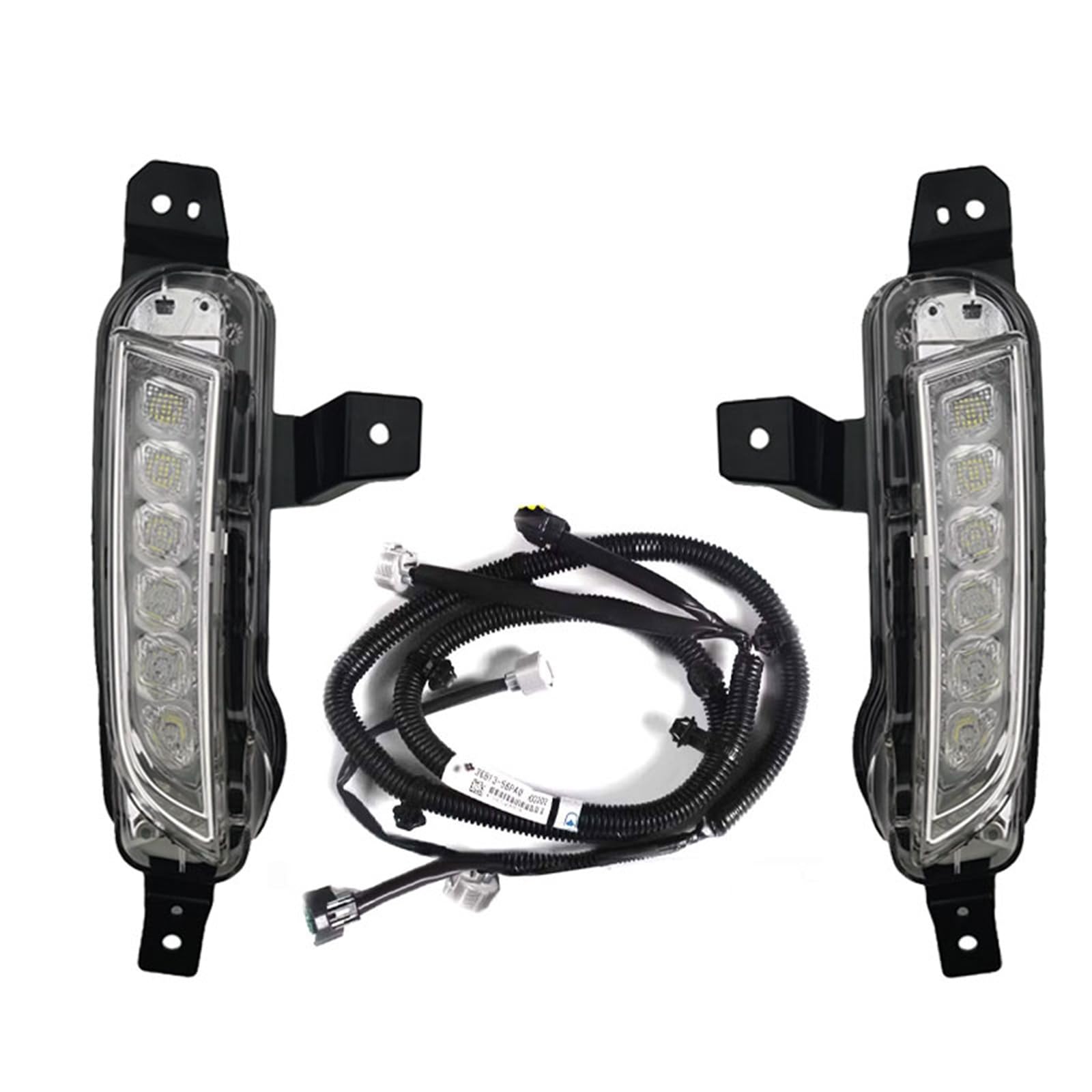 DRL luces diurnas LED Suzuki Vitara parachoques delantero 2015 2016 2017 2018 2019 kit cableado 6