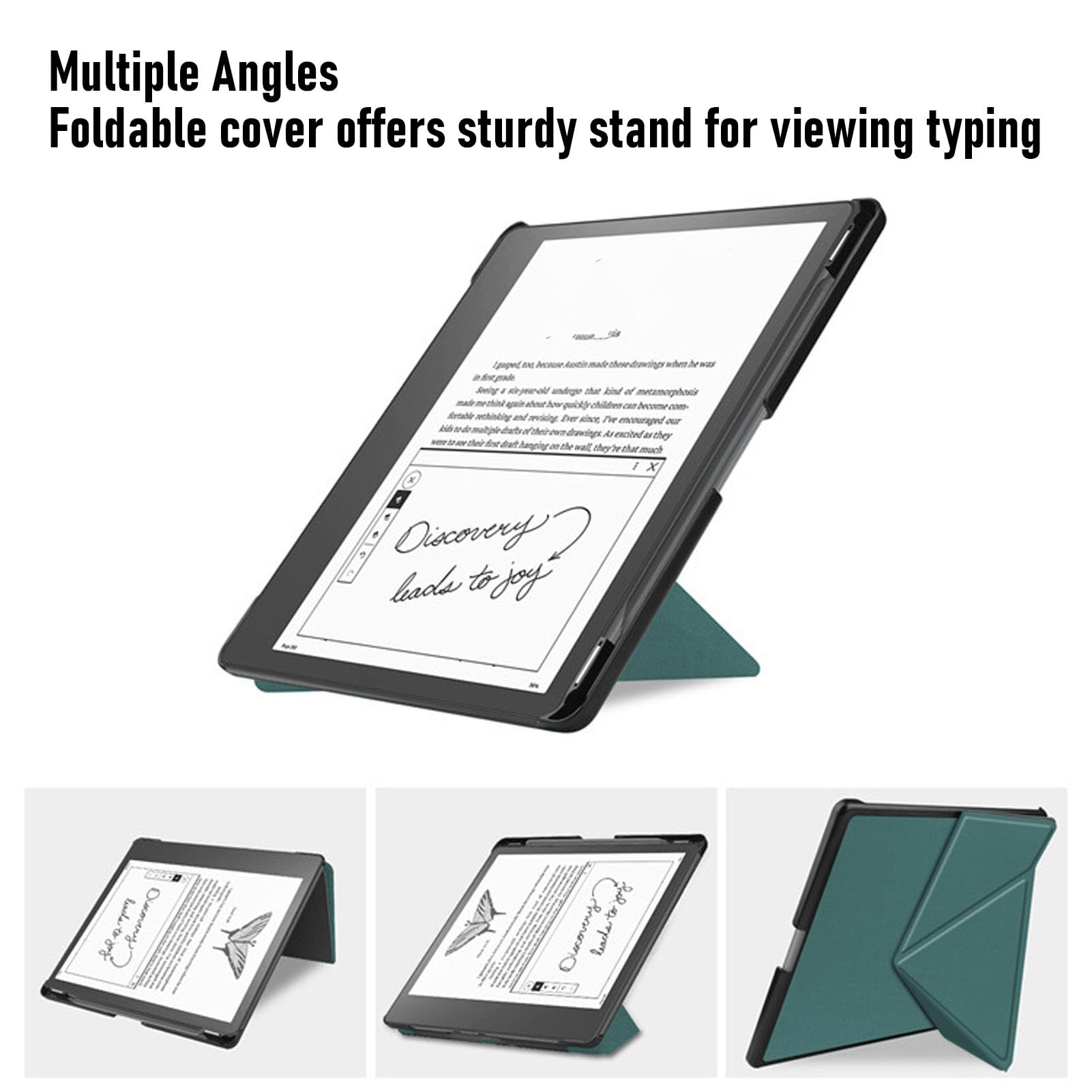 Lazmin112 Custodia per Lettore E-reader per Kindle Scribe 2022 2024, Design con Supporto per Sveglia e Sonno Automatico con Slot per Penna, Sottile, Leggera, Protezione Completa, Adatta per gli