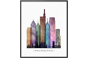 Fine Art Print of Philadelphia City Skyline
