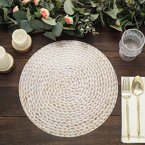 Platos desechables beige redondos 13 pulg pack 6 miniatura 7