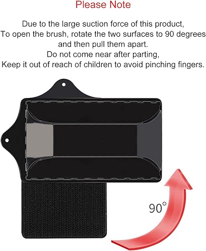 Miniatura 4 de Tnfeeon Herramienta de limpieza de pecera, mini imán cepillo para pecera, mini limpiador magnético de vidrio para peceras