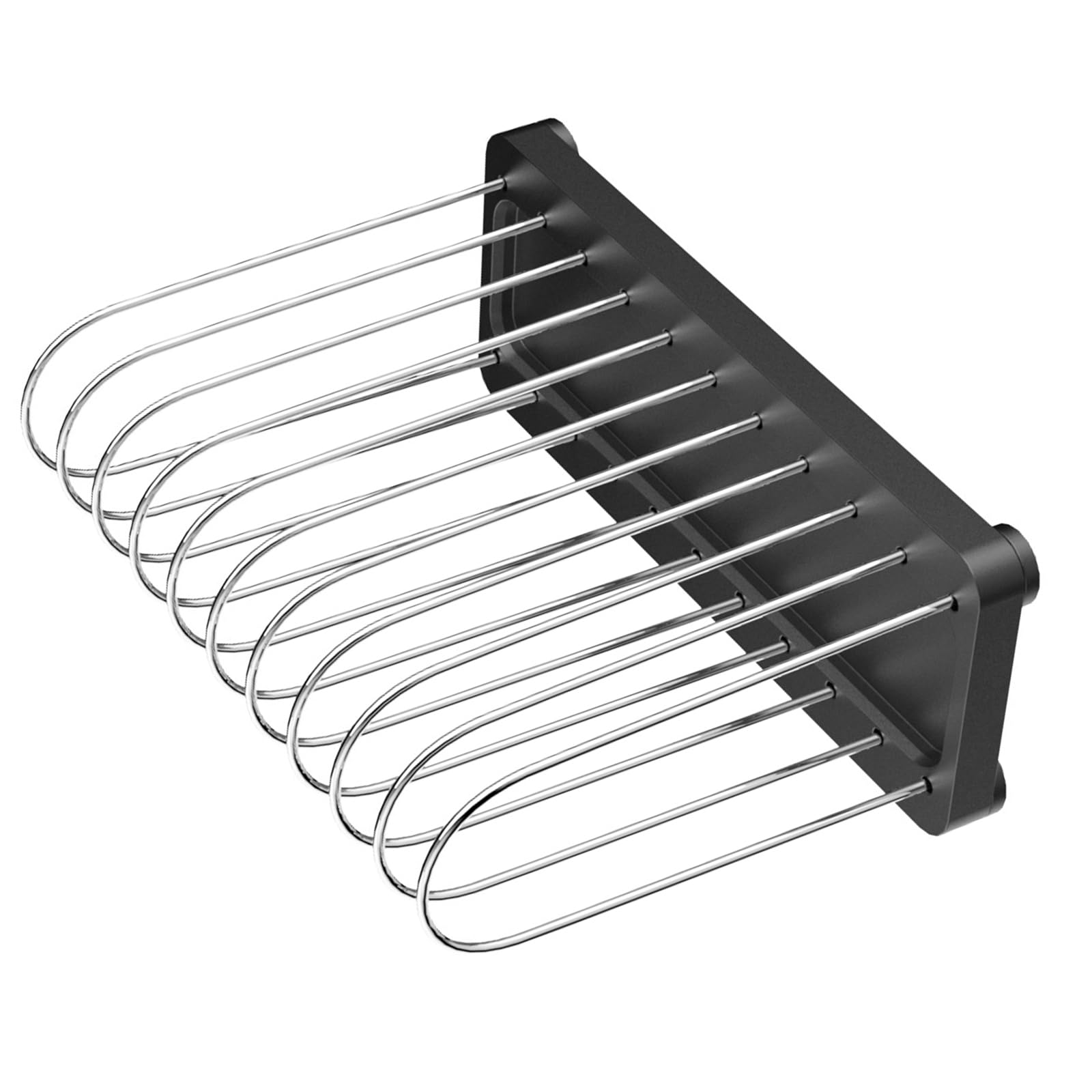 PENCHEAK Heavy-Duty Record Shelf 10-Slot Space-Saving Rack, Design, for Albums & Books Record Display Stand
