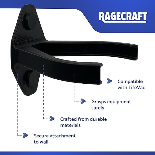Miniatura 2 de Soporte de pared para dispositivos de rescate, solo montaje en pared, dispositivo antiasfixia no incluido, compatible solo con dispositivo de