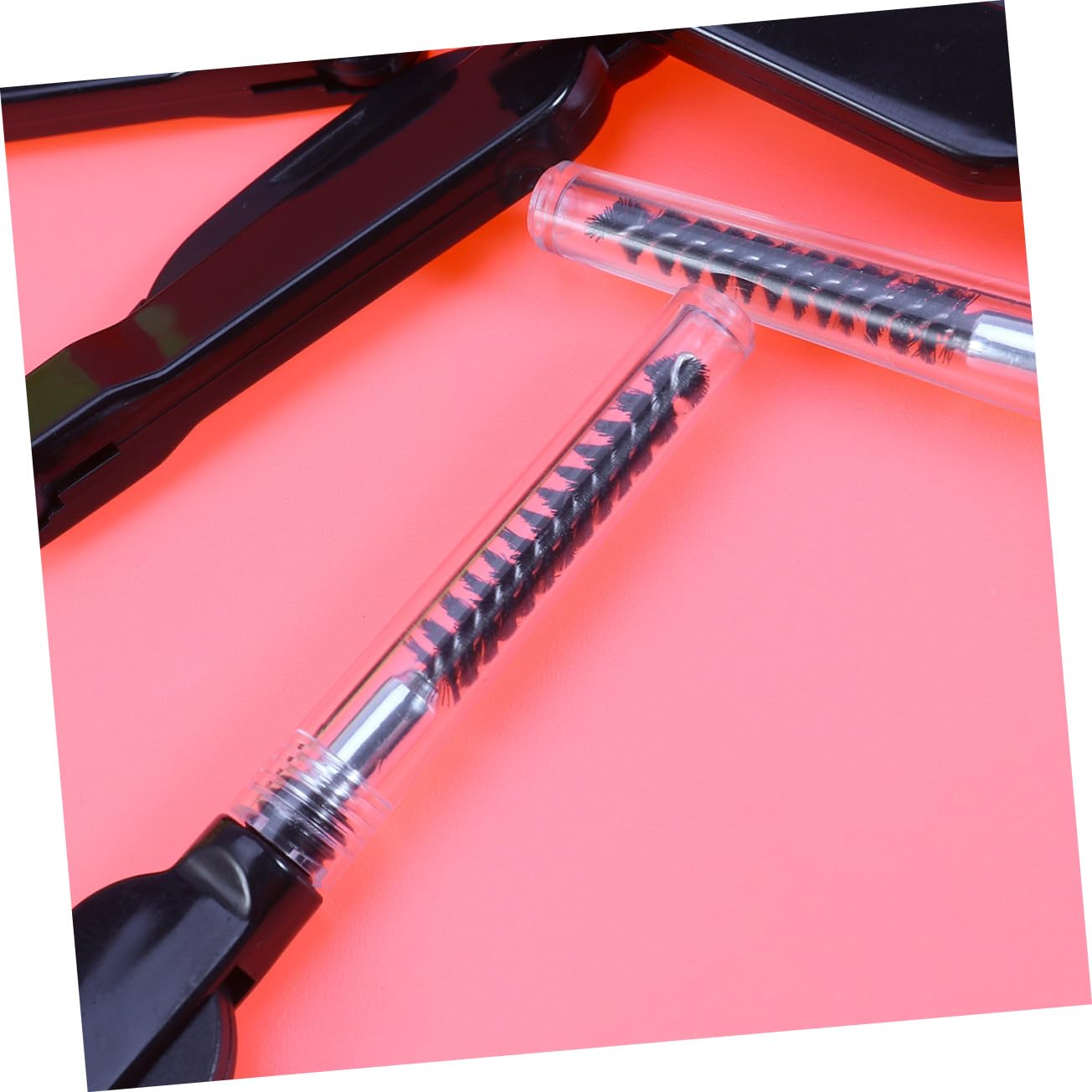 Ipetboom 3pcs Stainless Steel Eyelash Brush Eyebrow Comb for Women Makeup Brush Tool Mascara Wands Applicator Double-end