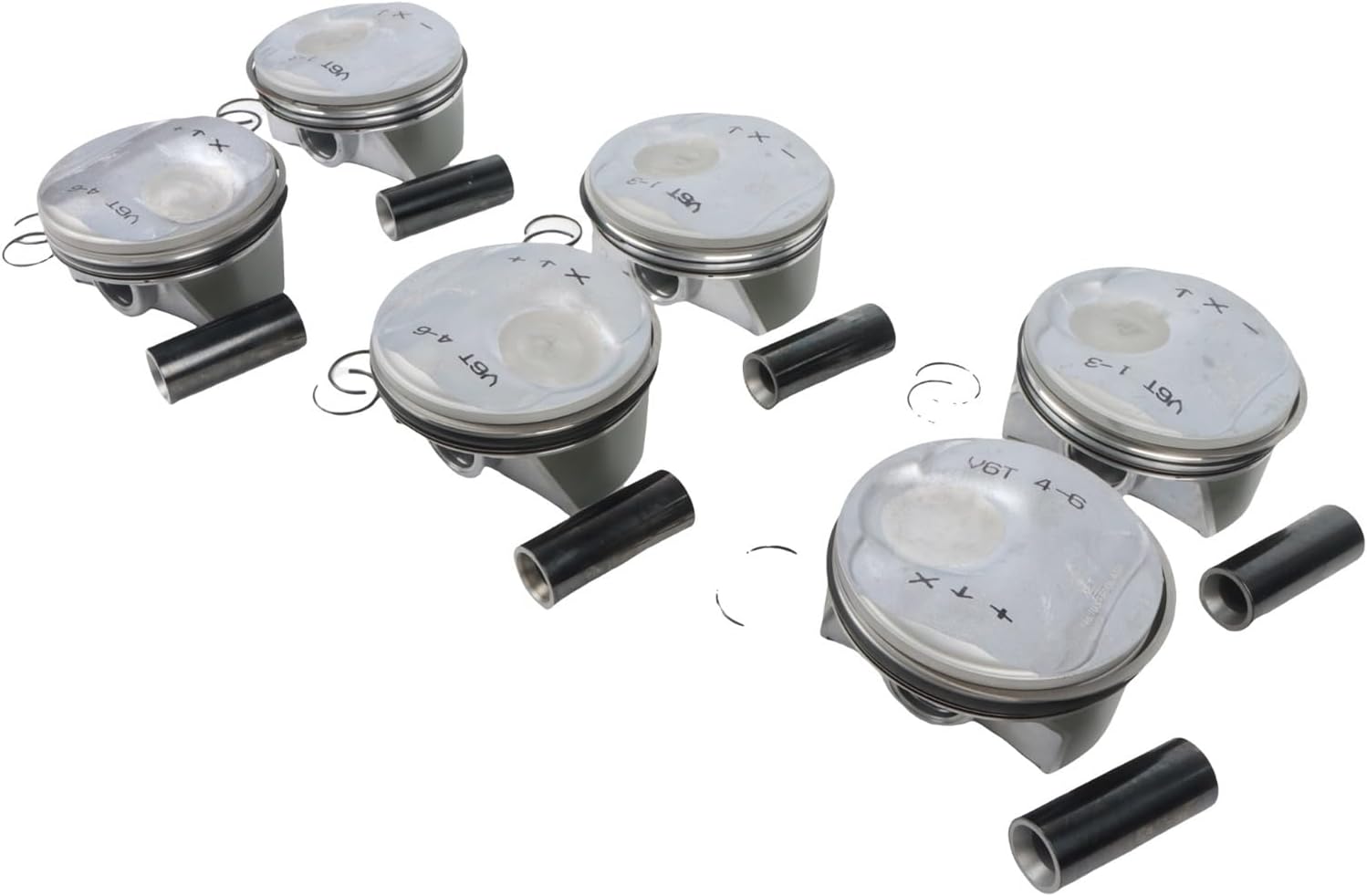 6PCS エンジン ピストンリング セット Φ96mm ポルシェ マカン S 4S 3.0