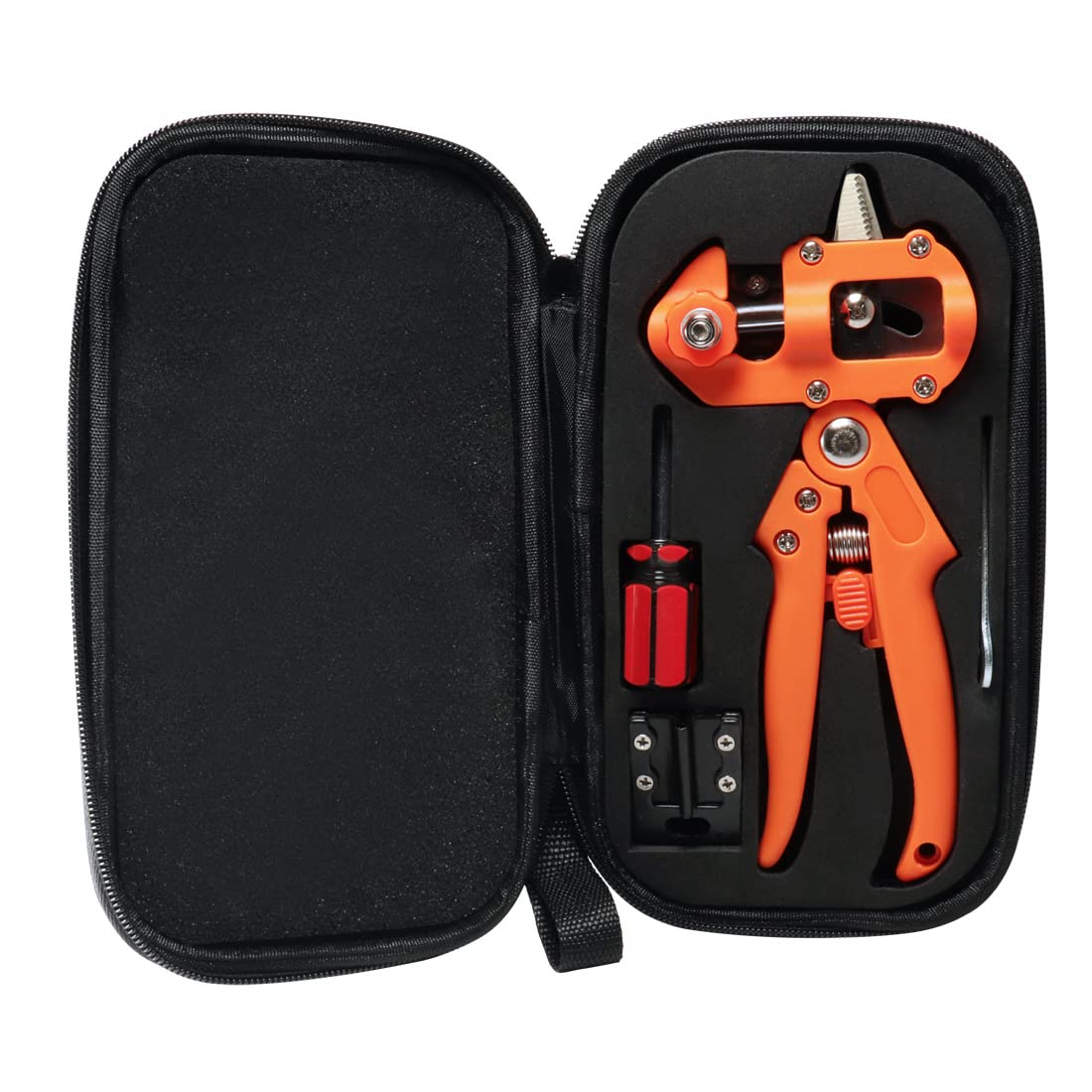 Kit di 3 Lame per innesto da Giardino potenziato per Alberi da frutto con Nastri per coltelli, Ricambio Extra Incluso, pinze Professionali per Forbici