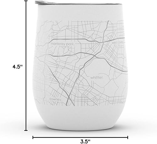 Vista 36 de Well Told Lexington Kentucky Map - Vaso de vino aislado con grabado de mapa de Kentucky, taza de acero inoxidable grabada (12 onzas, verde domingo)