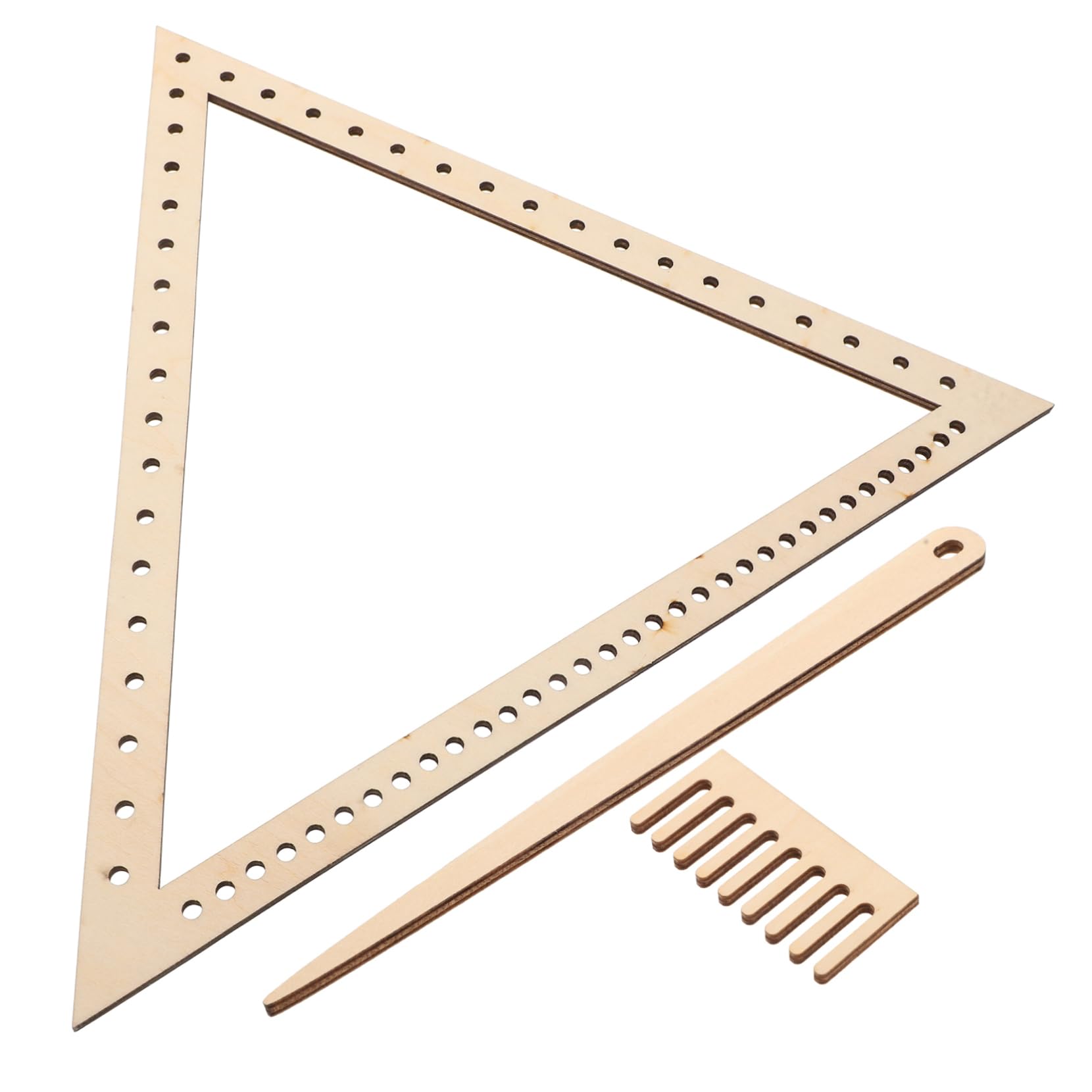 Operitacx Elegant Craft Weaving Loom 1 Set of Handmade Weaving Triangle Versatile Woven Machine Tool for DIY Projects