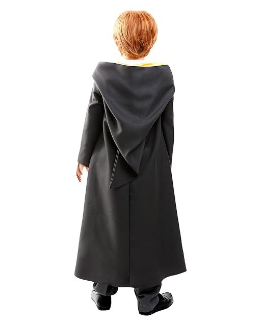 Foto 2 de 4 de Funidelia Disfraz Oficial Hufflepuff Harry Potter para niño y niña, Incluye: Túnica con parche impreso, Talla…
