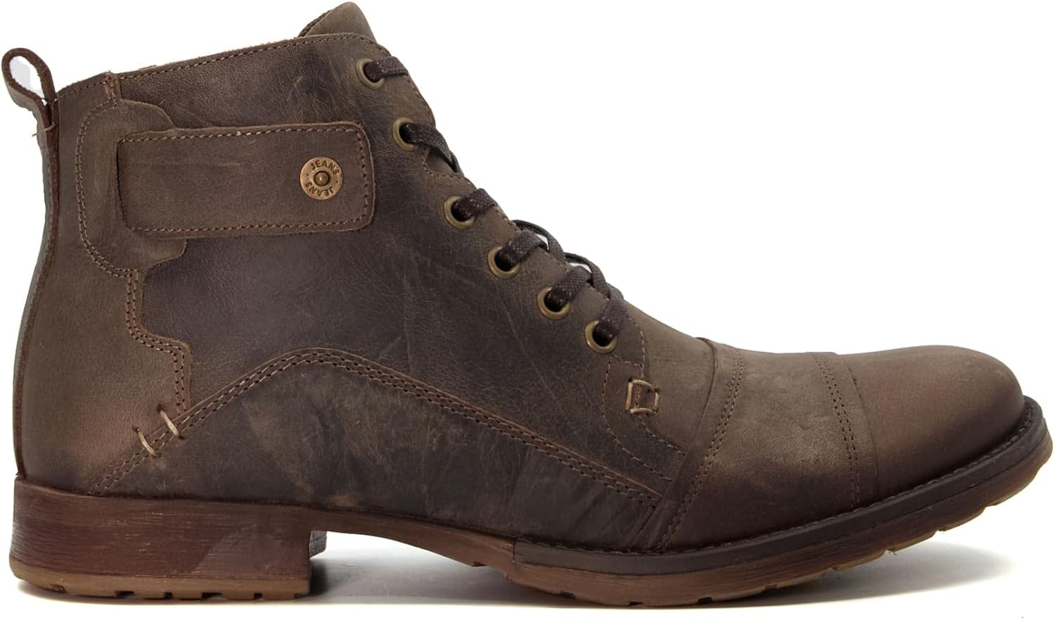 Dune Mens Simon Heavy Duty Leather Ankle Boots Ghana Ubuy