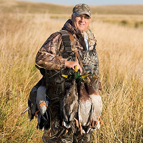 Tidewe Breathable Hunting Waders Heated 1200G Insulation With Removable Insulated Liner And Battery Pack, Waterproof Chest Waders Realtree Max5 For Men, Camo Fishing Waders(Size 7) #TOP7