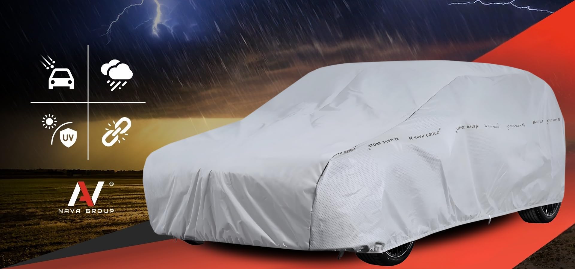 Copertura antigrandine per auto grandine 7 mm auto grandine S1 380-405 Hatchback