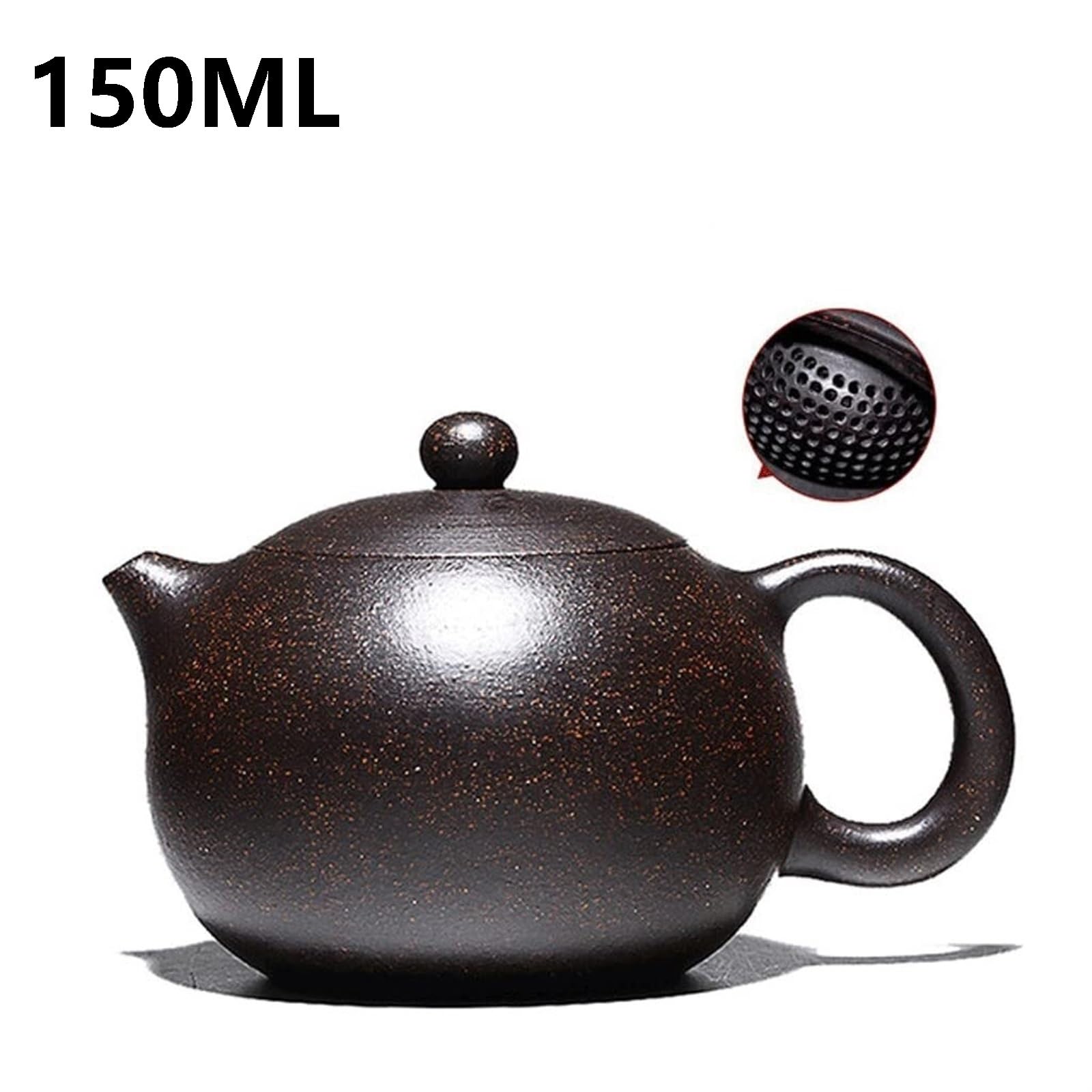 Teeservice Tea Kettle Teaware 150ML Chinesische Teekanne Handgefertigte Lila Ton Teepot Xishi-Töpfe Mit Deckel Mit Sieb Kung Fu Teeset Sammlerteekanne Teeparty Zubehör Geschenkidee