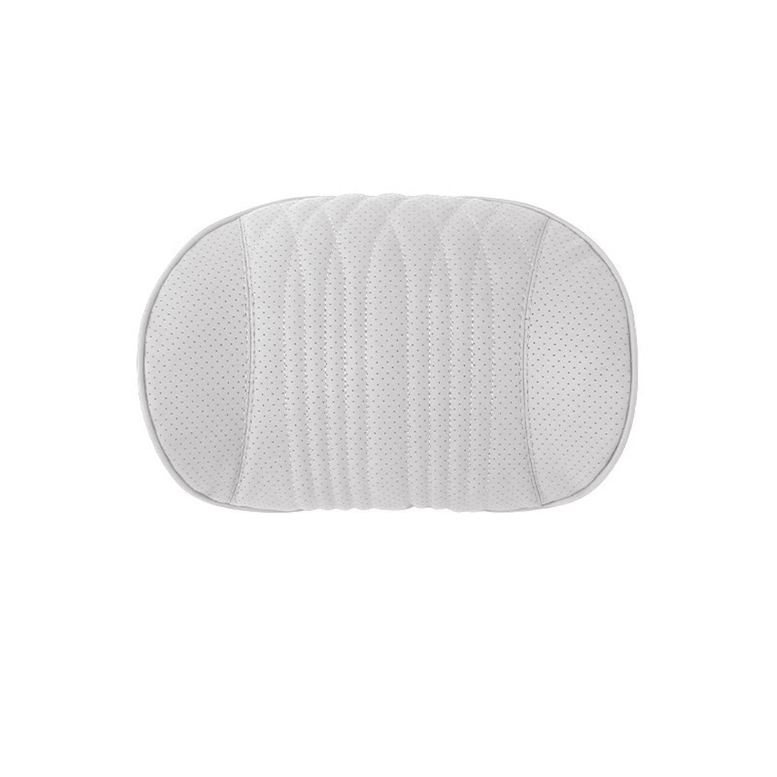 Zagłówek Poduszka zagłówkowa do samochodu, poduszka lędźwiowa, pasuje do Mercedesa Klasy C W205 W206 W212 W213 W214 W221(White-Headrest)