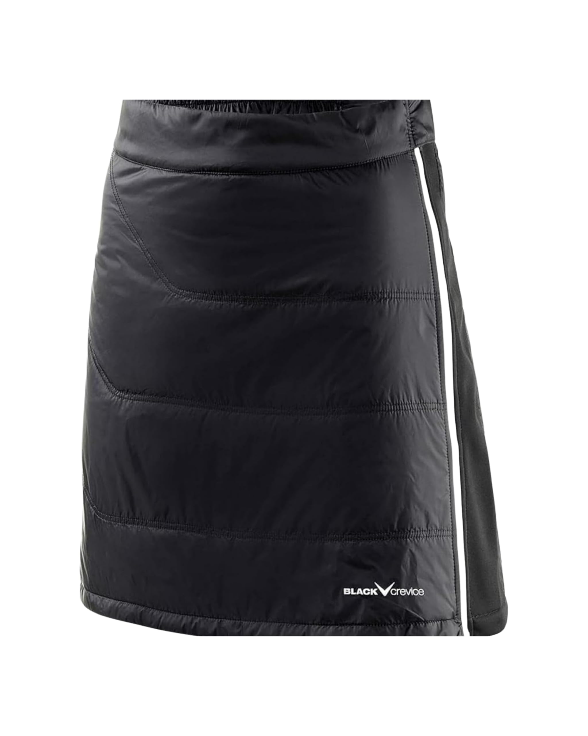 Black Crevice Damen Skirock - Modischer Thermorock in Verschiedenen Größen - Isolationsrock Mit Wattierung - Winter-Sportrock Mit Elastischem Bund