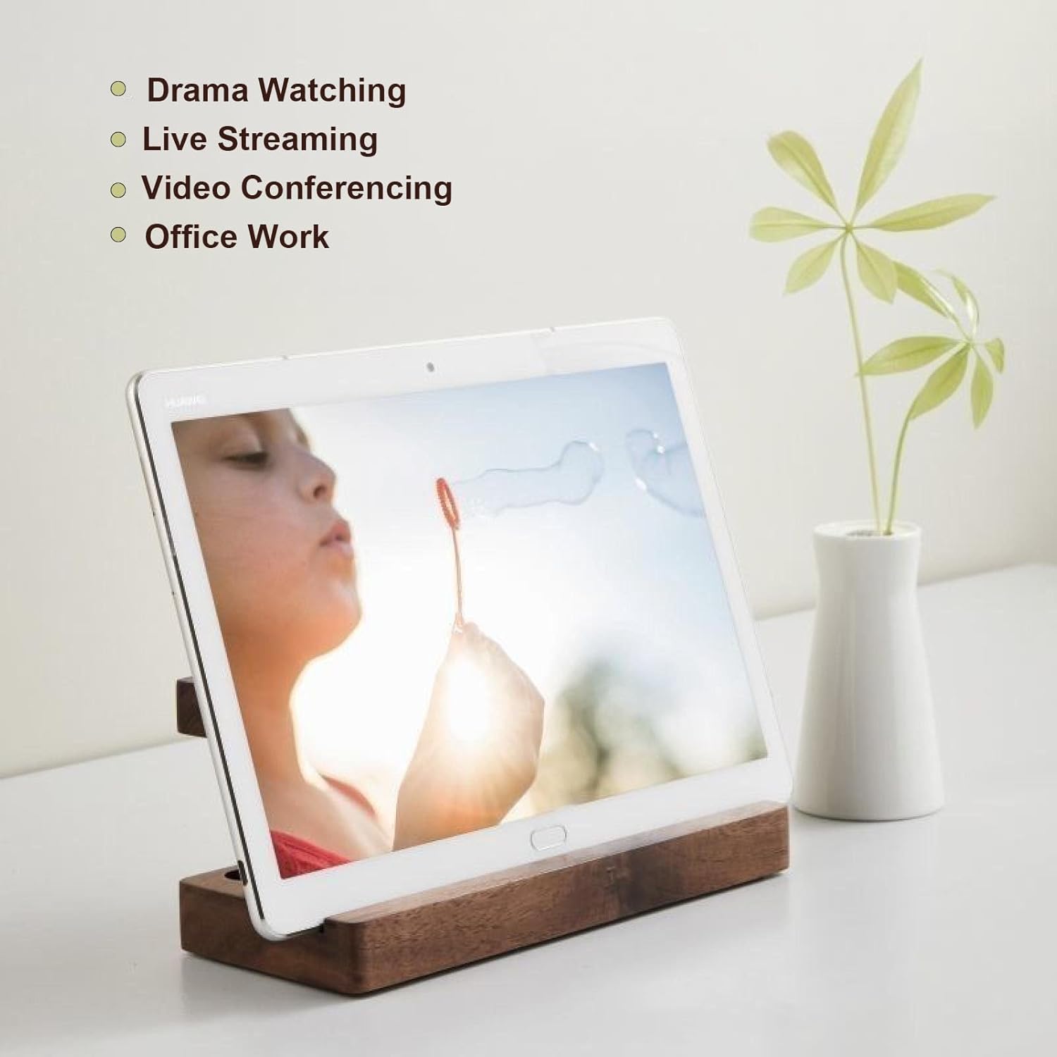 Eco-Friendly Solid Wooden Pen Holder, Stylish Desk Organizer with Phone Stand, Fountain Pen and Stationery Storage – Modern Office and Art Supplies Organizer