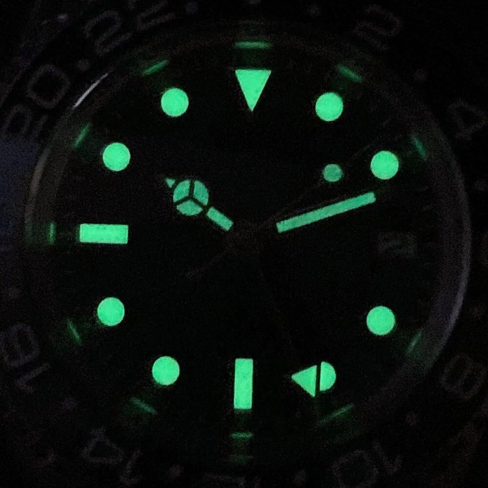 40 mm Fashion Classic GMT Dive męskie zegarki ze stali nierdzewnej 316L NH34 automatyczny mechaniczny wodoodporny zegarek sportowy