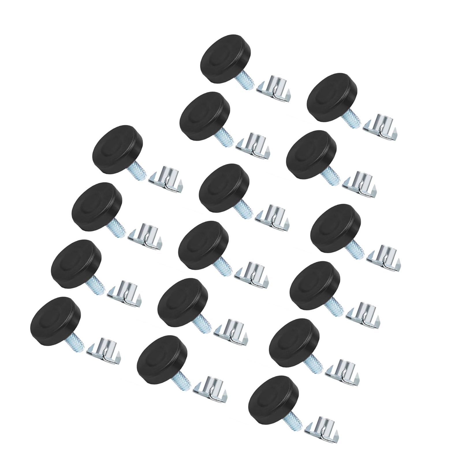16pcs Multi-Purpose Furniture Leg Adjusters Screw Leveling Feet for Floor Damage Stable Base Design Furniture Leveling Feet Screw Adjusters