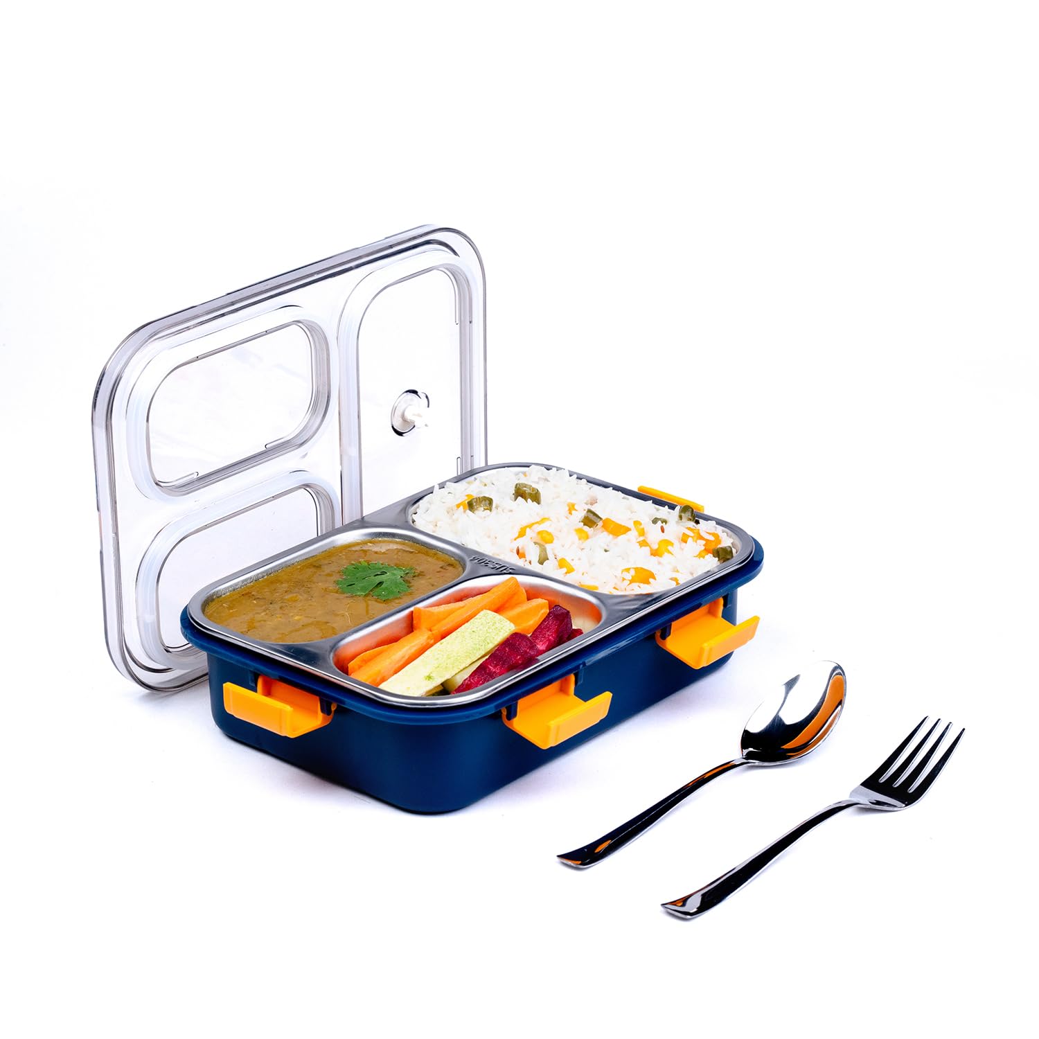 See full amazon price history chart for ibni Lunch Box Sealed Leakage Proof Stainless Steel Lunch Box with Fork & Spoon Lid Office Food Container 3 Compartment for School Kids and Adults | BPA Free Stainless Steel Lunch Box 750ml (Blue) ibni Lunch Box Sealed Leakage Proof Stainless Steel Lunch Box with Fork & Spoon Lid Office Food Container 3 Compartment for School Kids and Adults | BPA Free Stainless Steel Lunch Box 750ml (Blue) (B0D8Q7NQRC) Amazon Price History, Amazon Price Tracker