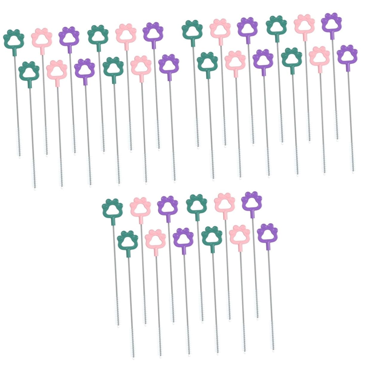 Brosses pour bouteilles et goulots Healvian : set de 36 goupillons pour un récurage sans effort