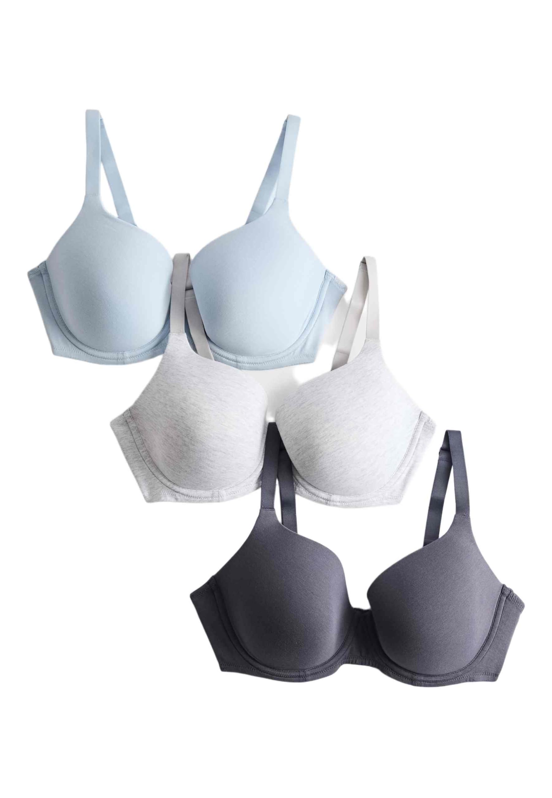 Marks & Spencer 3er-Pack Damen T-Shirt-BHS mit Bügel und Vollschale