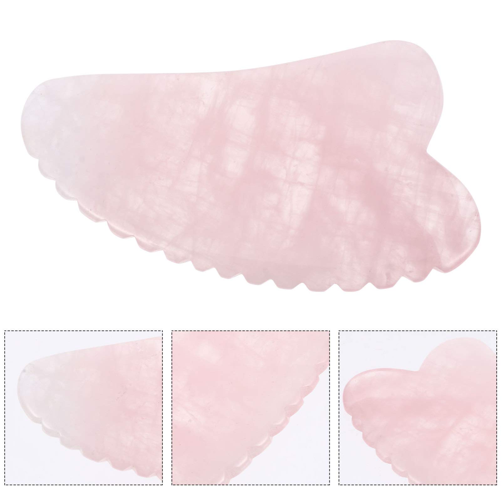 Gatuida 3pezzi Raschietto Guasha Naturale Per Massaggio Strumento Di Scraping Pratico Per Sollievo Muscolare e Dolori Utilizzabile Su Collo Viso Schiena Spalle Gambe e Piedi
