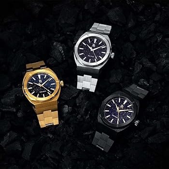 PR Paul Rich Herren Analog Japanisches Quarzwerk Uhr mit Metal