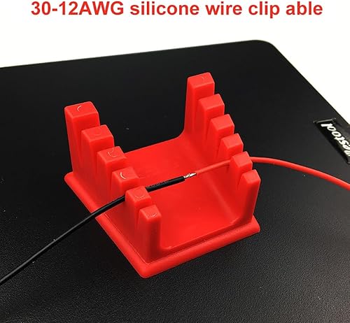 Miniatura 5 de Estación de soldadura de soldadura Soporte de abrazadera de alambre Banco de trabajo ABS Estación de soldadura Cable de sujeción Clip de retención
