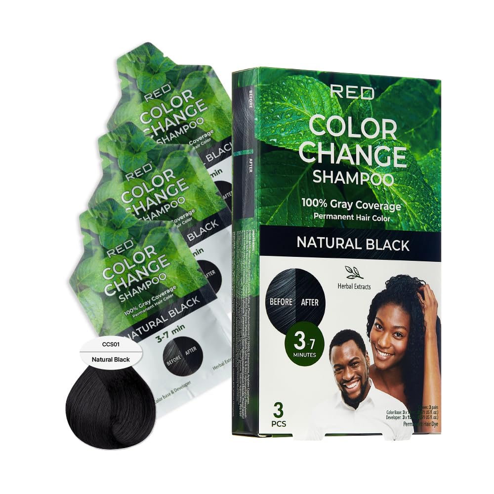 Amazon.com : Red by Kiss Color Change Shampoo – Permanent Hair