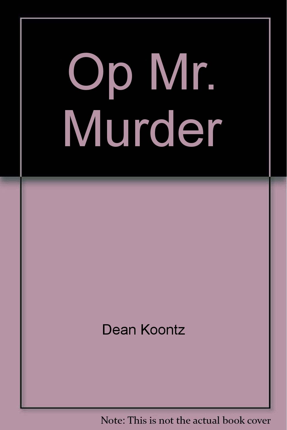 Buy PT2 Mr. Murder — BookShops.in