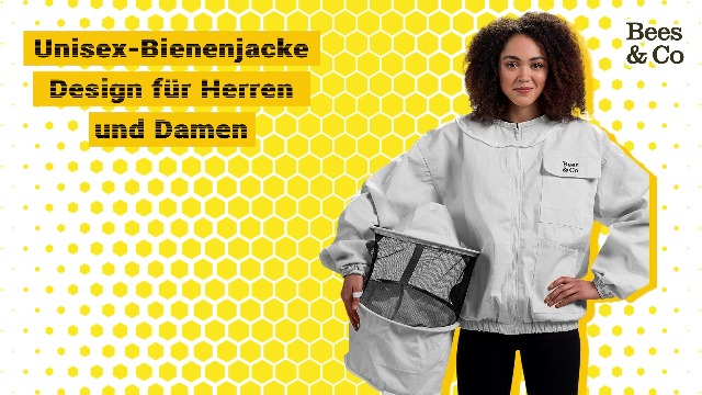 Bees & Co K73 Imkerjacke aus natürlicher Baumwolle mit Rundschleier – Bild 8