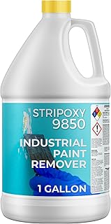 StripOxy 9850 Industrial Paint Stripper for Soak Tanks – Removes Powder Coatings, E-Coatings & Wet-Applied Cured Coatings – Non-Damaging to Metals, Water-Based Concentrated Formula – 1 Gallon