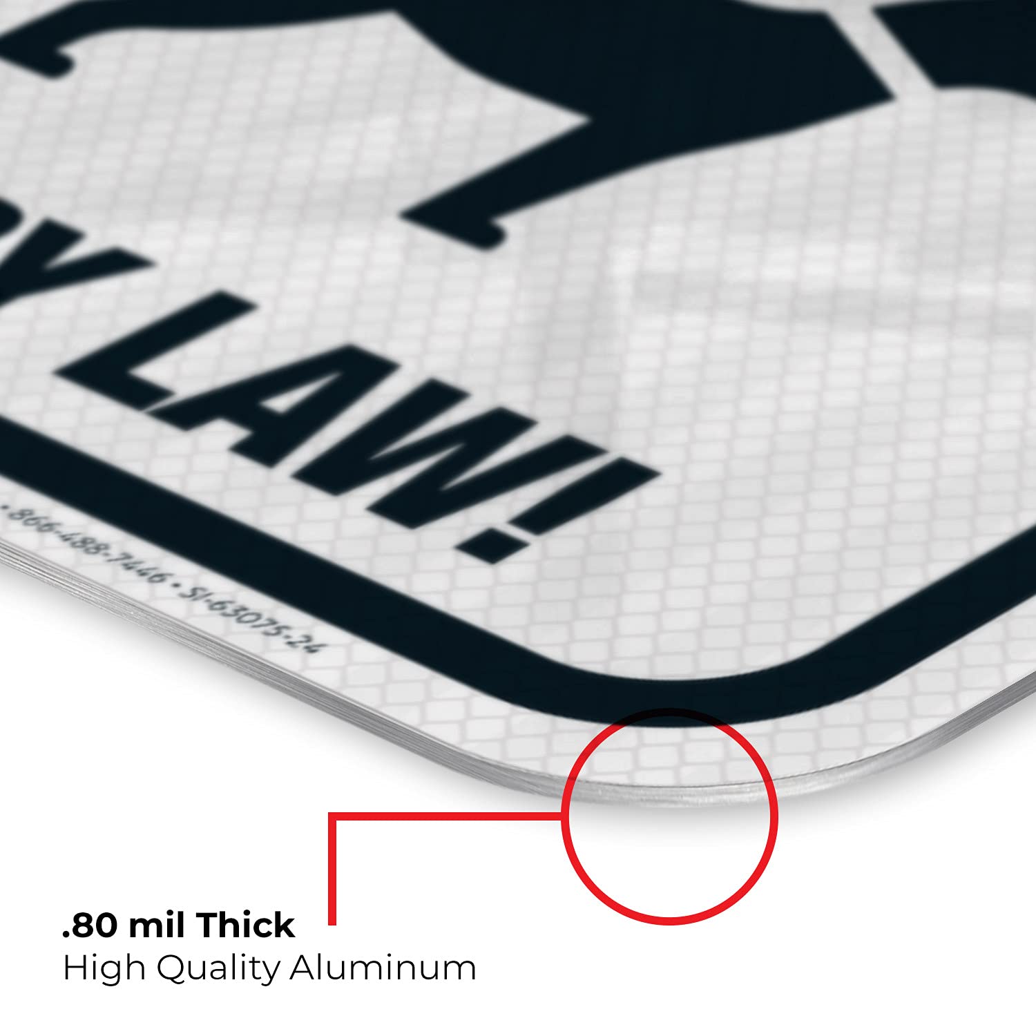 Dog Waste is a Threat to The Health of Our Children Leash and Clean Up After Your Dog Sign, 18x24 Inches, 3M EGP Reflective .080 Aluminum, Fade Resistant, Made in USA