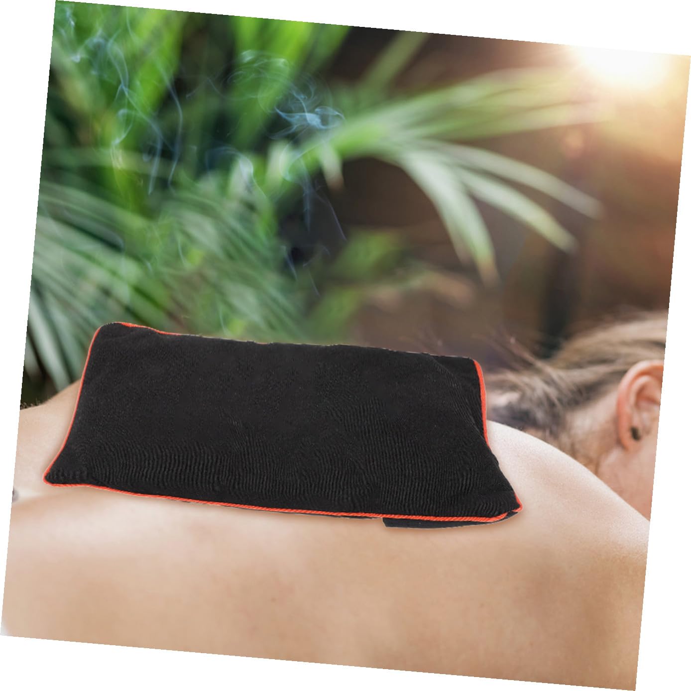 ULTECHNOVO Cuscino Termico per con Naturale Riscaldamento Umido per e Vita Fascia Lombare Rilassante per Dolori e Tensioni per Anziani e Uso Terapeutico