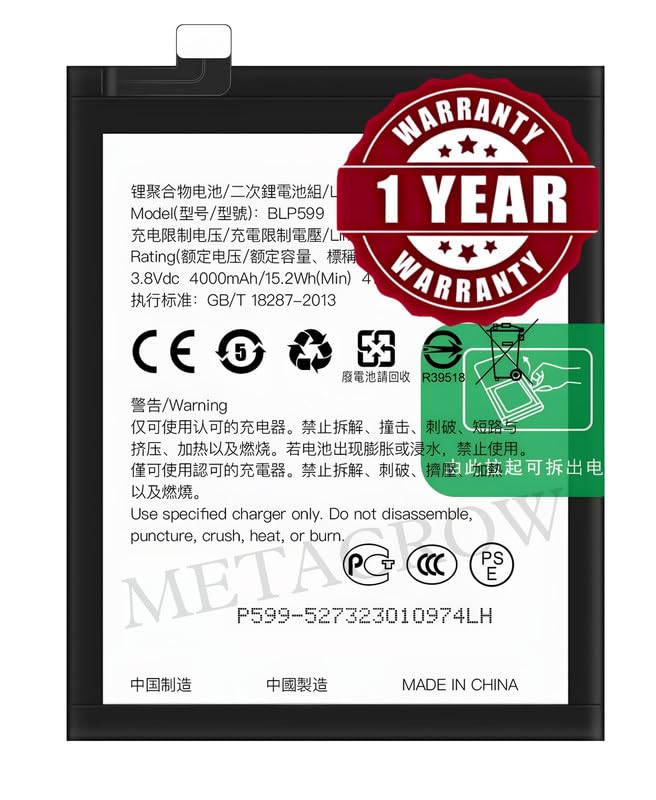 Image of Original BLP599 Battery Compatible for Oppo R7 Plus (R7plusf) - (4100mAh) - 1 Year Warranty JK1