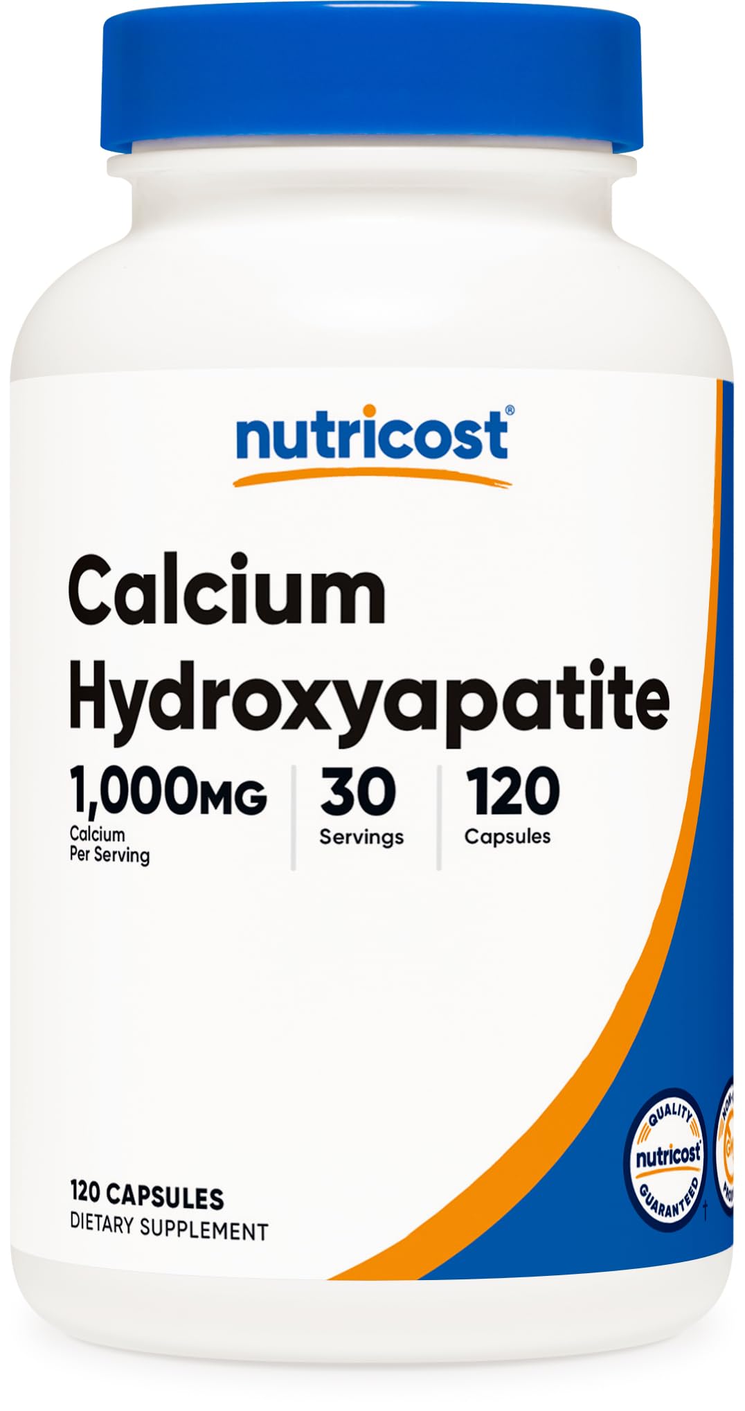 Nutricost Calcium Hydroxyapatite (1,000mg Calcium) 120 Capsules, 30 Serv