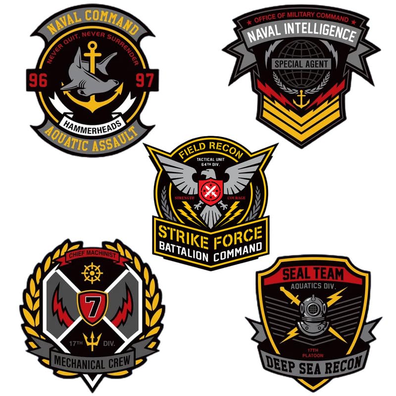 Lazychunks New Multicolored Applique Iron Patch of Strike Force (Army)|Pure Colour Printed Iron Patch for Enhance The Buty of Tshirt,Bags,Caps,Jackets