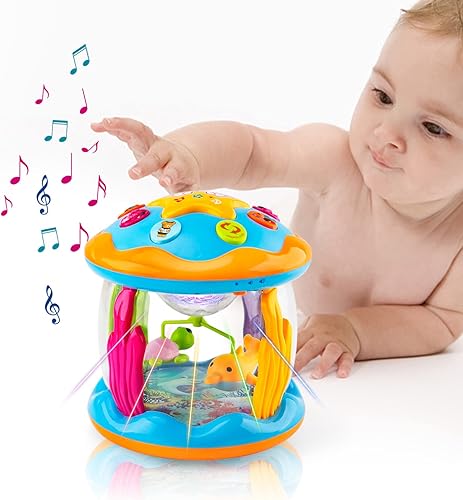 beetoy Juguetes musicales para bebés de 6 a 12 meses juguetes musicales giratorios para bebés recién nacidos de 6 a 12 meses juguetes musicales de