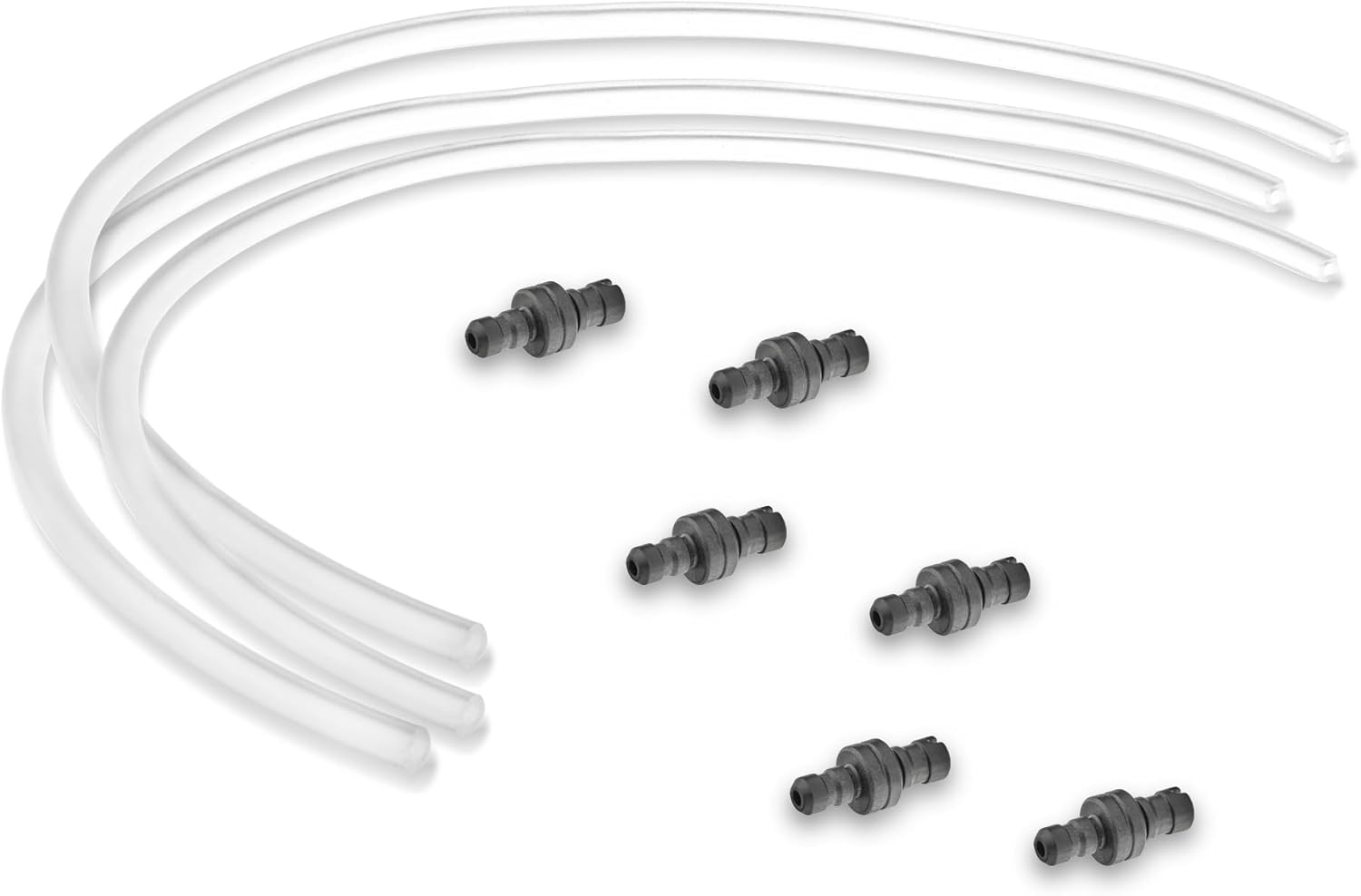 3x Milk Tubes Hoses L=36cm compatible for Melitta Miele Nivona Coffee Machines +6x Connector Nipples