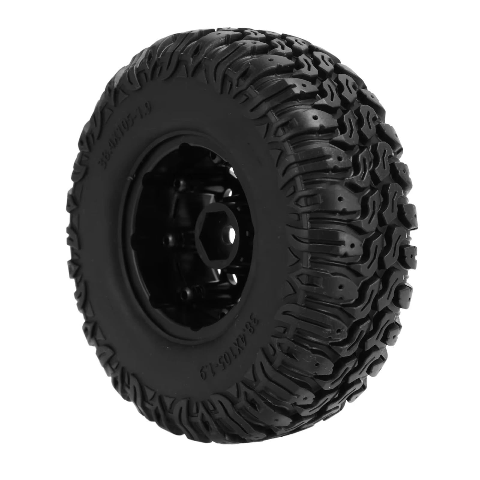Compatibile Con Traxxas Per TRX4 D90 Per Axial Per SCX10 II III Per Redcat 1/10 RC Crawler Auto 4PCS 105 Millimetri 1.9 Beadlock Wheel Rim Set Di Pneumatici RC Ruote Gomma