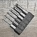 Toolcool 6 Pcs Slotted Screwdriver Bit Set Magnetic Flat Head Bits 2.0-6.0mm S2 Alloy Steel 1/4 Inch Hex Shank 2 Inch long
