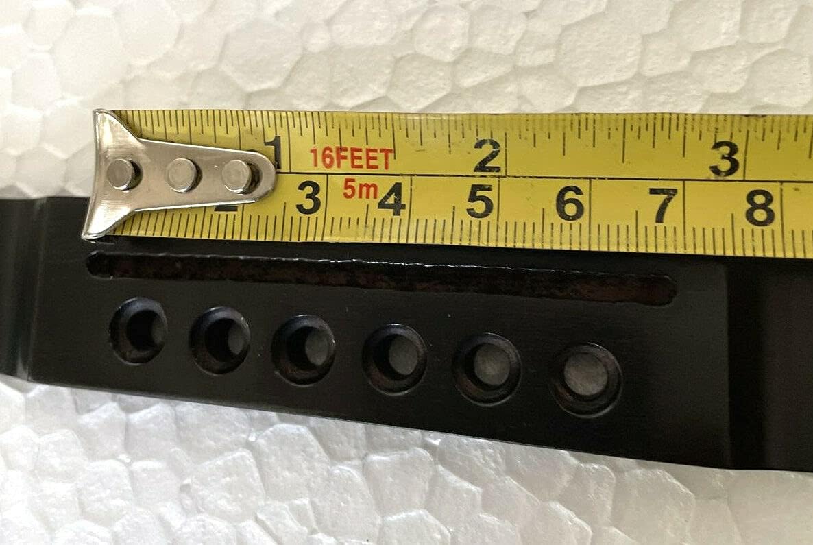 Globalwoods Pyramid Guitar Bridge Polished Ebony Wood Gibson L1 Flattop Guitar Bridge : Musical Instruments