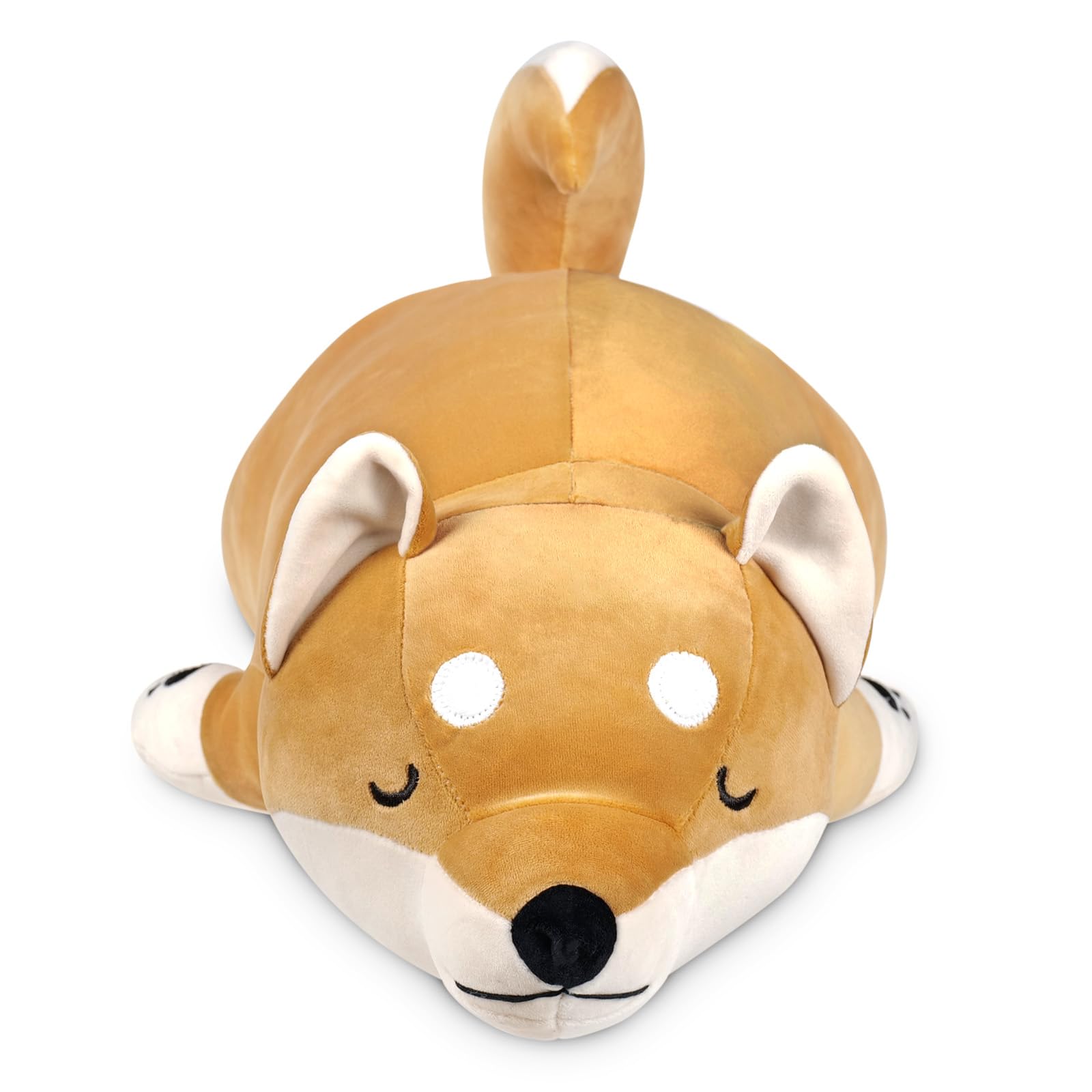 CoolChange Duża poduszka Shiba Inu przytulanka dla psów, przytulanka dla psów, 65 x 25 x 30 cm