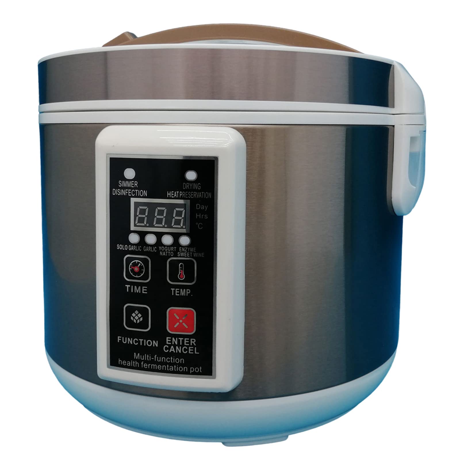 TECHTONGDA 6L Black Garlic Fermenter Multi-functional Black Garlic Sweet Rice Wine Maker Yogurt Pot Garlics Maker 110V Black Garlic Ferment Box Natto Maker with Full Automatic Intelligent Control