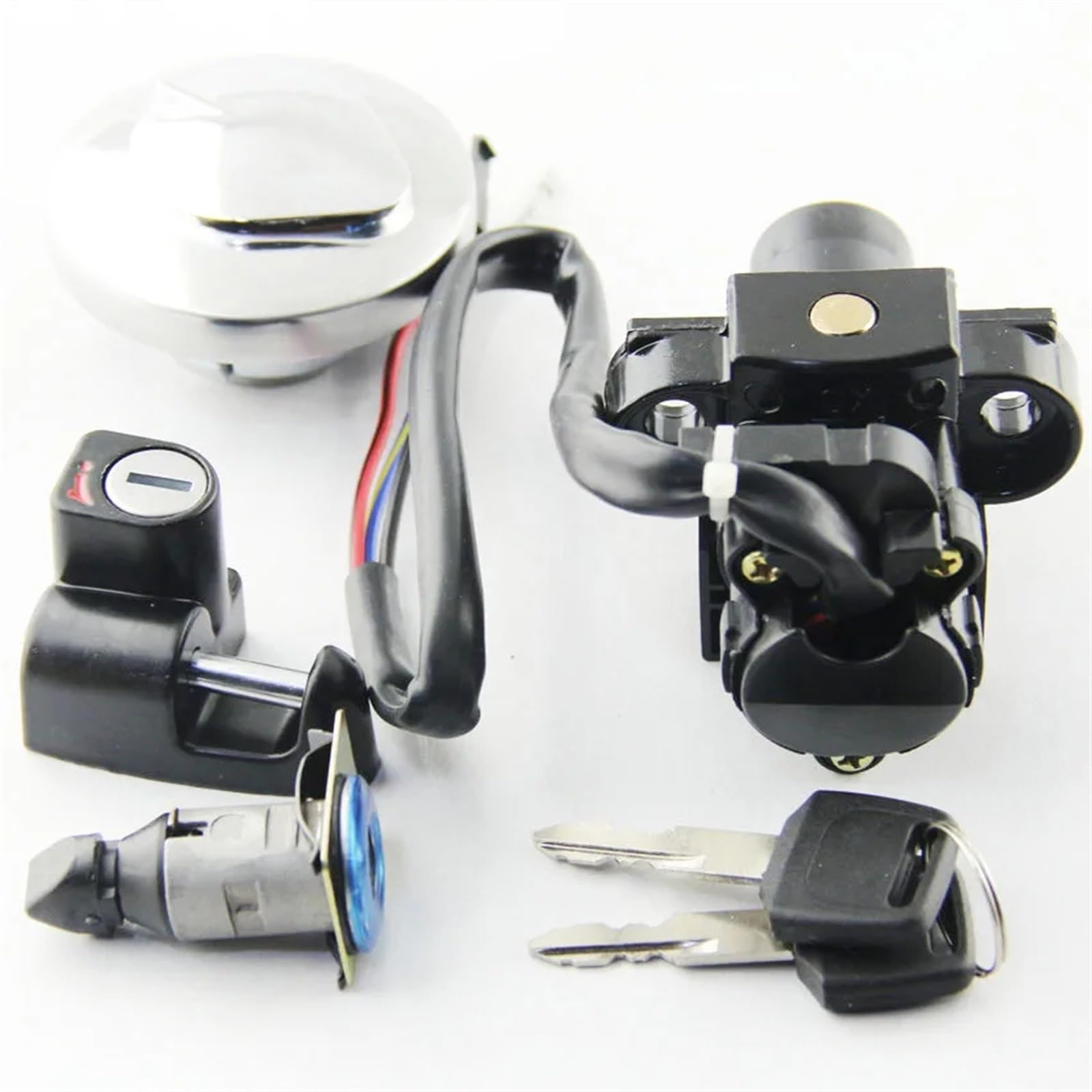 Blocchetto Accensione Per CL400 1999 Tappo Serbatoio Carburante Moto Interruttore Di Accensione Blocco Sedile Con Kit Chiavi Interruttore Accensione Moto