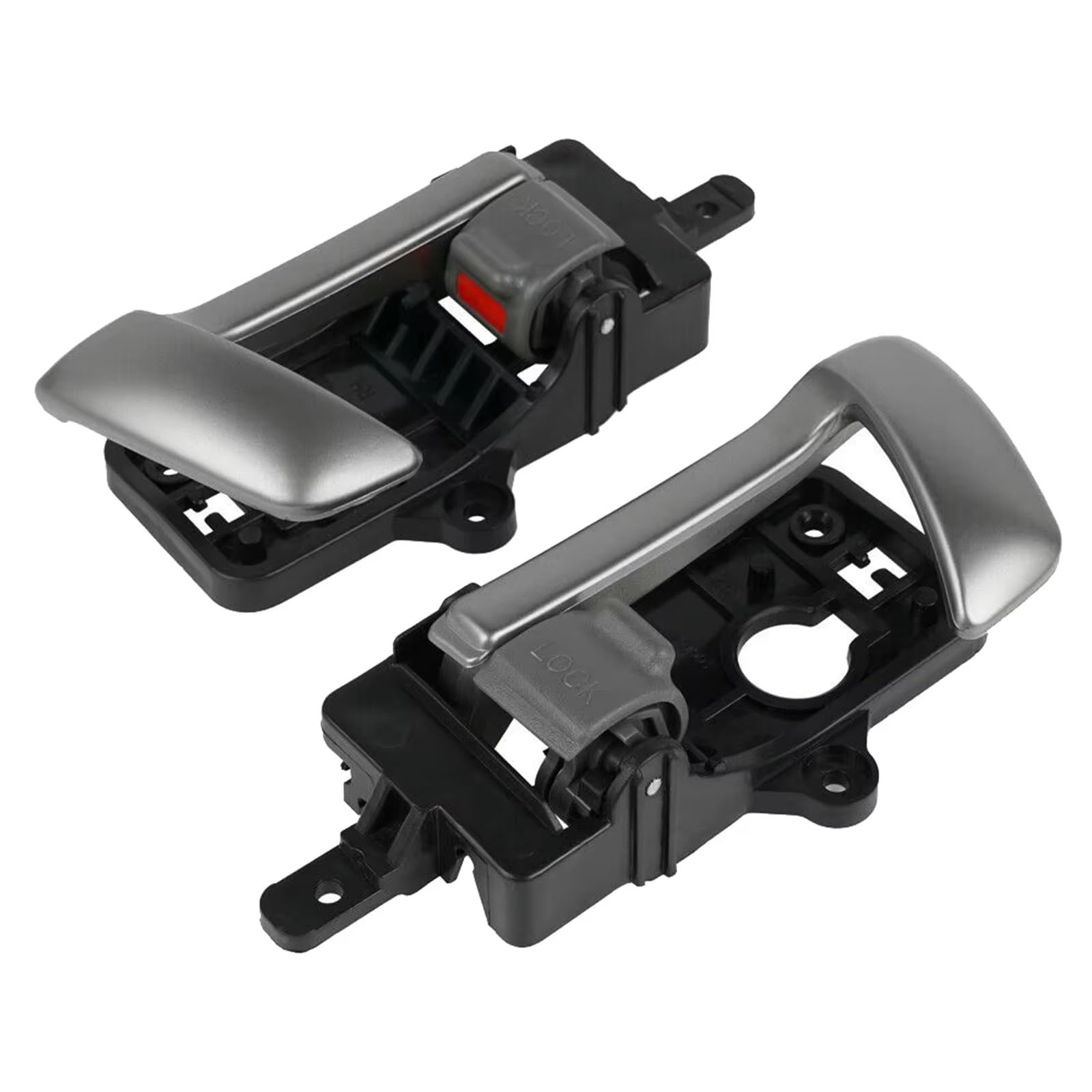 RYNVRNCOE Car Door Handle for Hyundai for Santa Fe 2007-2012 with Gray Knob 82610-2B010 82620-2B010 Left +Right Side Interior Inner Door Handle