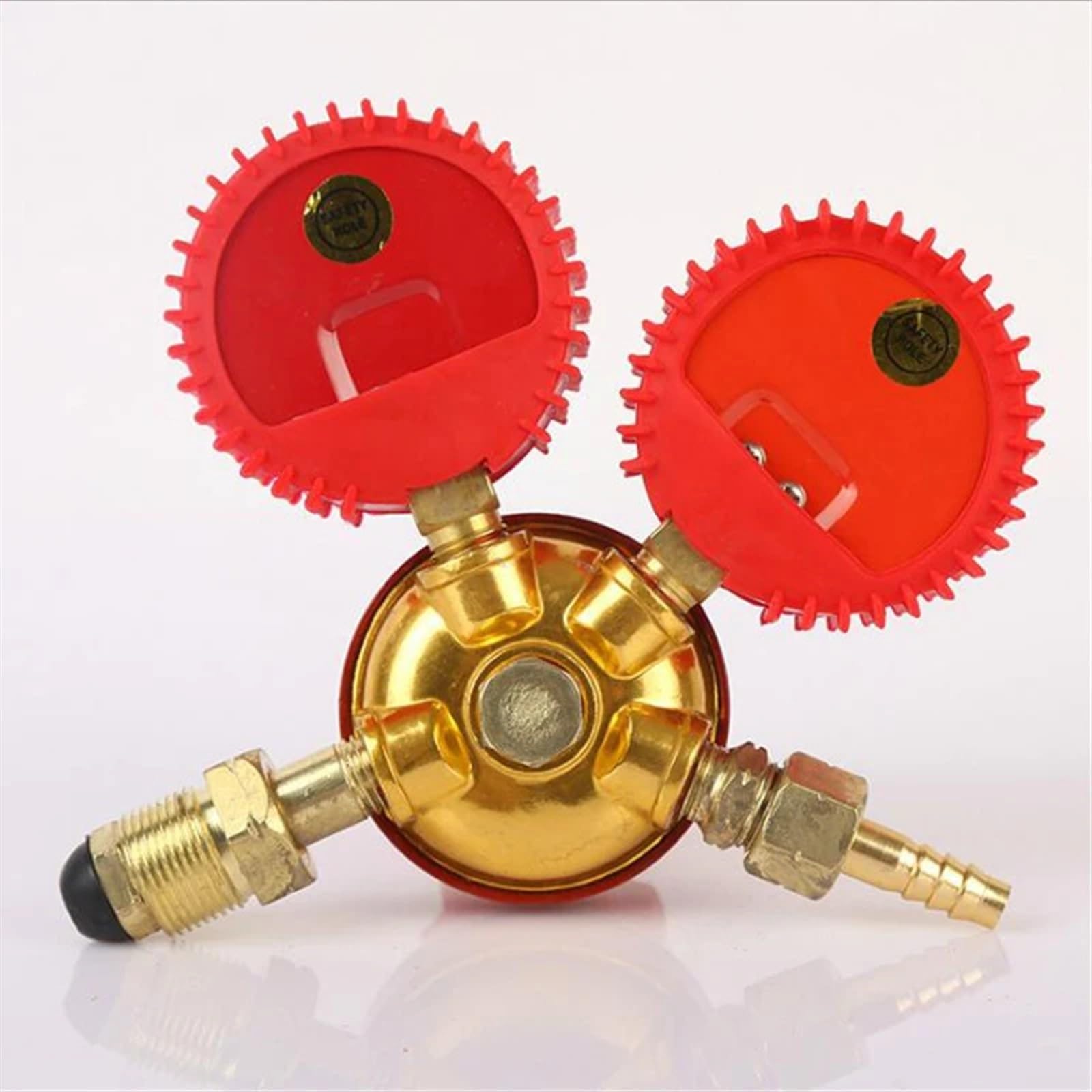 G5/8'' -14 Shockproof Propane Pressure Regulator Gas Cylinder Pressure Gauge