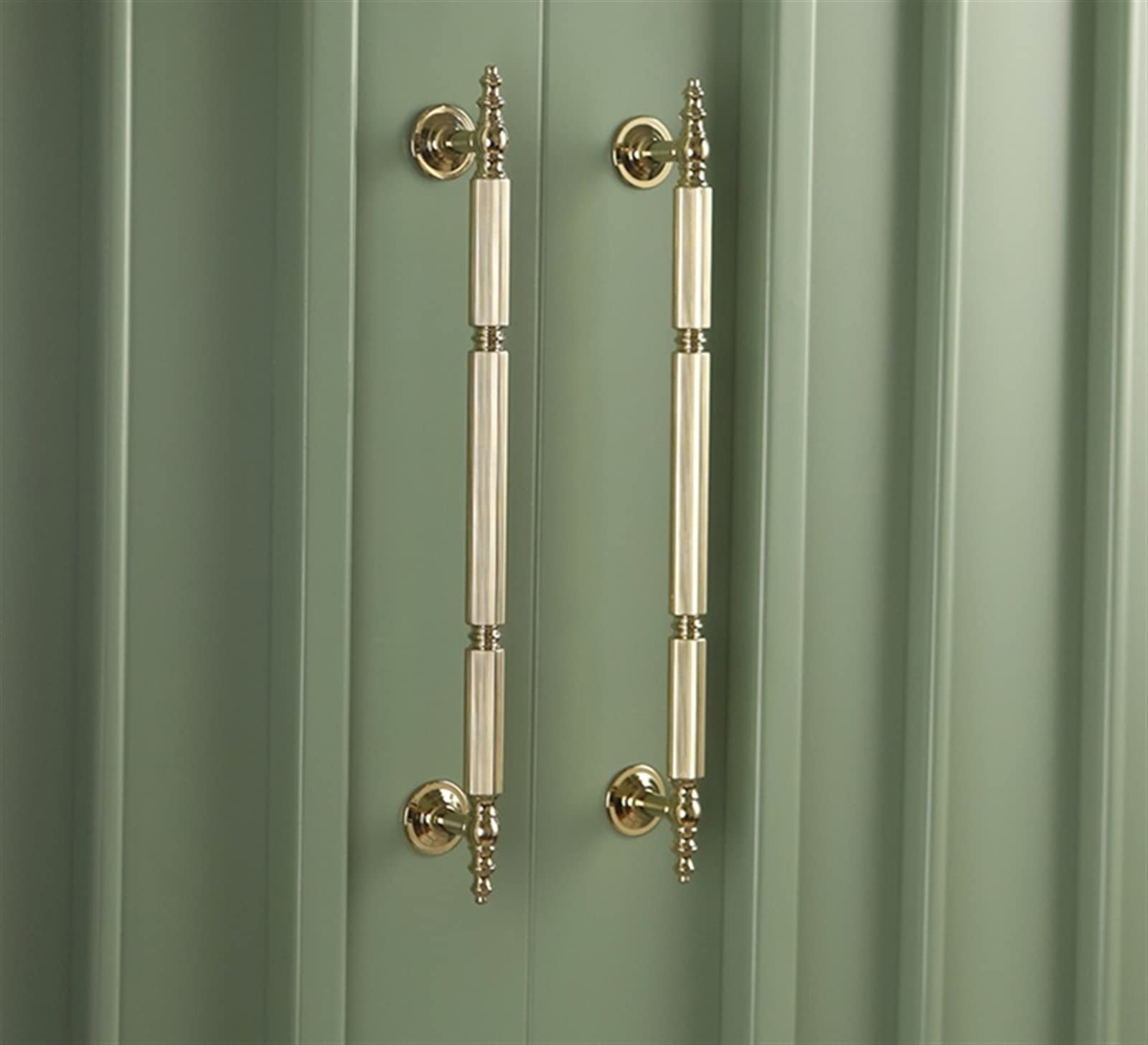 Pomo de puerta de oro brillante texturizado para transformar tus muebles