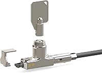Vista 6 de Noble Locks TZ03T Cerradura de cuña ultra compacta con llave de barril para portátiles Dell Latitude