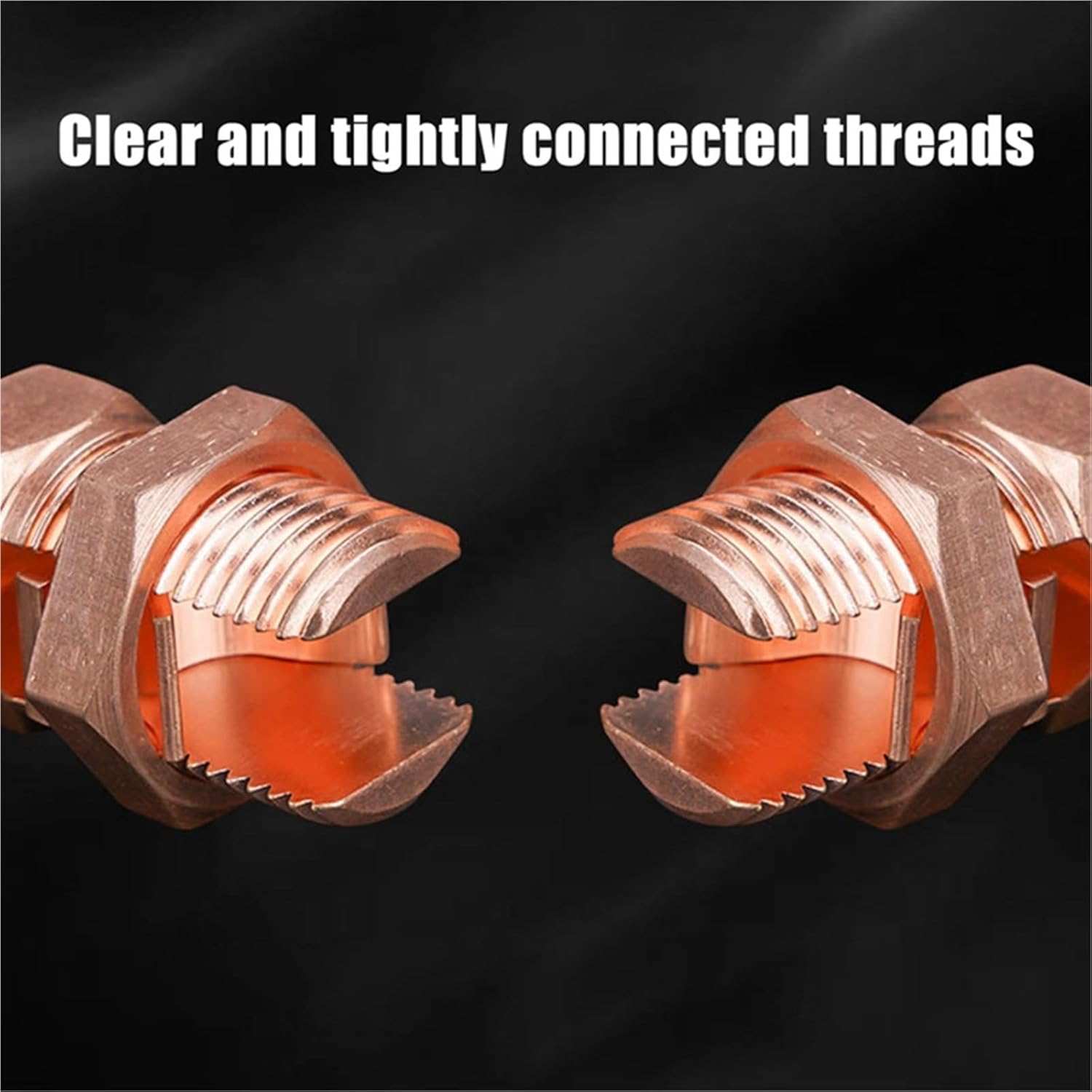 Split Bolt Wire Connector 10Pcs Split Bolt Connector Grounding for Complete Earth on Bare Wires For Electric Fence